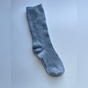 Bottega Veneta Light Gray Textured Socks